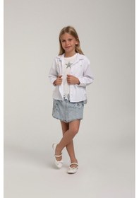 Resim Xo Kids Kız Çocuk Gömlek 9-13 Yaş 25146 Beyaz 