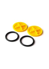 Resim 42mm Mini Plastik Rubber Tekerlek Tt Motor Ve 3mm Mil Uyumlu 