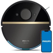 Resim Philips 7000 Seri Aqua Islak Kuru Ve Mop Özellikli Ultra Emiş Gücü Premium Robot Süpürge Siyah,lambader 