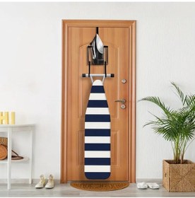 Resim Home Stuff Kapı Arkası Ütülük Ve Ütü Masası Askısı Ütü Düzenleyici Raf - Siyah Siyah 