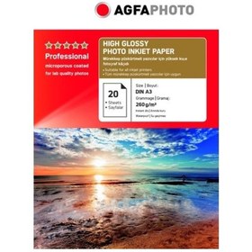 Resim Agfa Photo Inkjet Kağıt A3 Glossy Parlak 