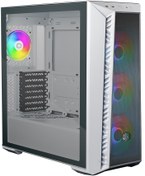 Resim Cooler Master MB520 RGB Tempered Glass White USB 3.2 ATX Mid Tower Kasa 