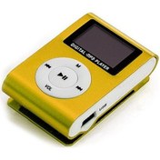 Resim Venturemart Mini Taşınabilir Mp3 Oynatıcı Lcd Ekranlı Altın Renkli Tf Kart Destekli Metal Takılabilir 