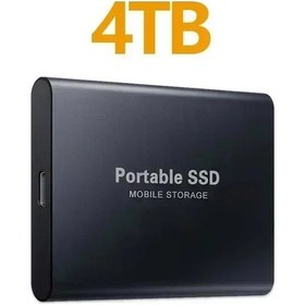 Resim Harici Sabit Disk 1tb 2tb Yüksek Hızlı Sabit Disk Usb3.1 Type-c Katı Hal Black 4tb Diğer 