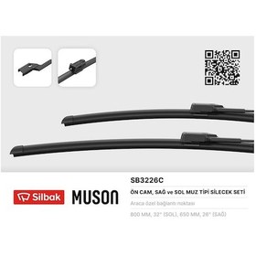 Resim Cosmotex Silecek Süpürgesi Muz Tipi Peugeot 3008 06/09 -peugeot 5008 09/09 