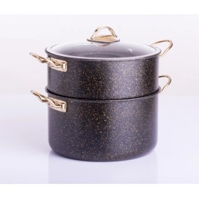Resim Evren 3 Parça 26 cm Süzgeçli Kuskus Tencere Seti 7,2 Lt 