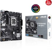 Resim ASUS PRIME H610M-E CSM, 2xDDR5, 2x M.2, D-SUB, HDMI, DP, 12-13.Nesil, LGA1700 Soket, Anakart 