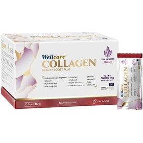 Resim Wellcare Beauty Boost Plus Nar Aromalı Kolajen 30 Saşe 