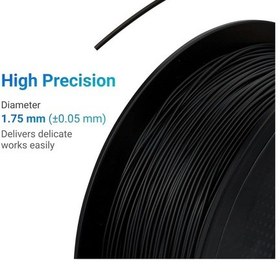 Resim Snapmaker Yüksek Akışlı Tpu95 Filament Siyah 1kg 