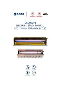 Resim Sinek Öldürücü Ve Güve Öldürücü Uv Lambalı Tavan Tipi Deltalife Sl-220 
