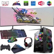Resim ROGAME I5 14400f 32gb Ddr4 1tb M2 6gb Rtx3050 Çift 24" Monitörlü Oyun Bilgisayarı (GAMİNG SET) 