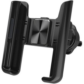 Resim 360° Araç İçi Izgaralıktan Metal Kelepçeli Telefon Tutucu -AL3741 