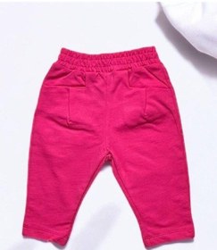 Resim Çikoby Kız Bebek Beli Lastikli Cep Detaylı Eşofman Alt-14854 Pembe 
