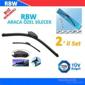Resim R.B.W. PEUGEOT 307 2004 > Sonrası Araca Özel Silecek Süpürgesi (SAĞ/SOL )( 2'li Set ) 