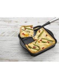 Resim AyrStore Borcam Non-Stick Fırın Tepsisi, Yapışmaz, Siyah, 22 x 22 x 5.9 cm 