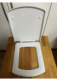 Resim Beyaz Sedef Yavaş Kapanan Klozet Kapağı Yavaş Kapanan Beyaz 