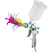 Resim Vkemall "600ml Hvlp Püskürtme Tabancası - 3 Nozullu 1.4mm/1.7mm/2.0mm Araba, Mobilya Ve Duvar Boyama İçin" 