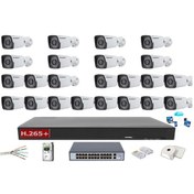 Resim 23'lü 4 MP Ip Güvenlik Kamerası 