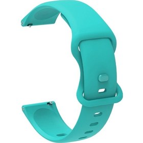 Resim Samsung Huawei Amazfit İçin Yedek Silikon Bilek Kayışı 22mm Ayarlanabilir Akıllı Saat Bandı 