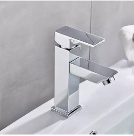 Resim Kavisa Aç-Kapa Ağır Kare Gövde Lavabo Bataryası 