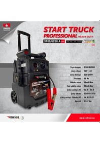 Resim Akü Takviye Cihazı 12 / 24 V 3100 / 6200 A 