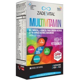 Resim Zade Vital Multivitamin Takviye Edici Gıda 30 Bitkisel Kapsül 