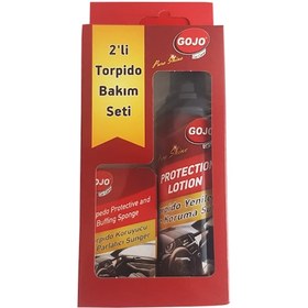 Resim Gojo İkili Set torpido Yenileme ve Koruma Sütü - Parlatma Sünger 