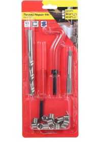 Resim Leezsing 20 Parça Paslanmaz Çelik Diş Açma Takımı - M10 1 - Dayanıklı Ve Kaymaz Tutma Kolu 