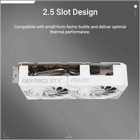Resim ASUS DUAL-RTX5060-O8G-WHITE-NVIDIA-GEFORCE-RTX 5060-8GB GDDR7-128bit-OC-HDMI-3xDP-DLSS3 EKRAN KARTI 