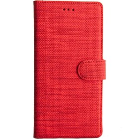 Resim Bonjux Xiaomi Redmi Note 8 Pro Uyumlu Standlı Kartvizit Para Gözlü Kumaş Desen Kılı 