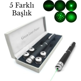 Resim Yeşil Lazer Pointer USB Şarjlı 5 Km Etki Alanı! (5508) ARLSTRTCH-RSG3256 