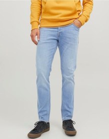 Resim Jack & Jones Jjiglenn Jjoriginal Sq 330 Noos Erkek Jean Pantolon-27830-mavi Mavi 