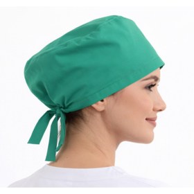 Resim AYSİMA MEDİKAL Düz Renk Medikal Bone - %100 Pamuk - Terletmez - Ayarlanabilir - Unisex 