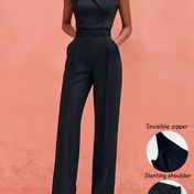 Resim Kadınların Şık ve Zarif Polyester Body, Yarım Kollu, Kemer Yok 