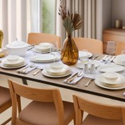 Resim Evaliza Charm Gold 60 Parça 12 Kişilik Yemek Takımı 