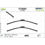 Resim Valeo Silecek Süpürgesi Sağ Sol Takım Flat Blade X2 800 750mm C4 Picasso C4 Grand Picasso Uyumlu 