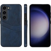 Resim Samsung Galaxy Uyumlu S25+plus 5g Litchi Deri Kart Yuvaları Telefon Kılıfı 