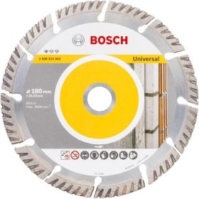 Resim Bosch 180 mm Universal Beton-Yapı Malzemeleri Için Elmas Testere 