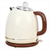 Resim Maggiei 220V Taşınabilir Elektrikli Su Isıtıcısı 1.7l Elektrikli Çaydanlık 304 Paslanmaz Çelik Kaplama Otomatik Kapanan Su Isıtıcısı B Ab Fişi (Yurt Dışından) 