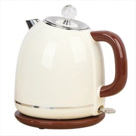 Resim Maggiei 220V Taşınabilir Elektrikli Su Isıtıcısı 1.7l Elektrikli Çaydanlık 304 Paslanmaz Çelik Kaplama Otomatik Kapanan Su Isıtıcısı B Ab Fişi (Yurt Dışından) 