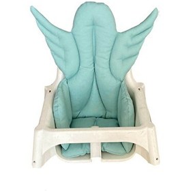 Resim Pamuk Atölyesi Antilop Melek Kanatlı Küçük Mama Sandalyesi Minderi - Turkuaz 