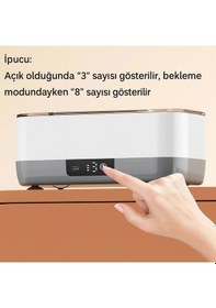 Resim Omniax Ultrasonik Gözlük Temizleme Cihazı - Takı Saat Lens Derin Temizlik Makinesi 