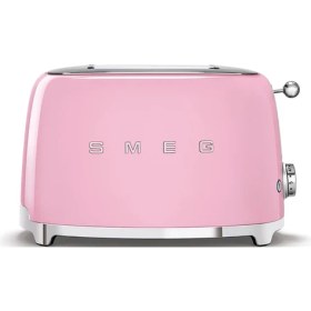 Resim smeg Pembe Ekmek Kızartma Makinesi 2x1 