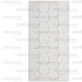 Resim Pacific Beyaz Yapışkanlı Keçe Ø 28mm 