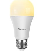 Resim Sonoff B02-b-a60 Akıllı Led Ampul, 9w 806lm, 2700k-6500k Çift Renk, E27, Wi-fi Kontrol, Dimmable, Zamanlama, Ewelink Uygulaması 