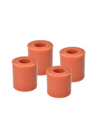 Resim 3D Yazıcı Isıtıcı Tabla Kalibrasyon/Tesviye Silikonu - 4 Adet - Creality Uyumlu - Turuncu 