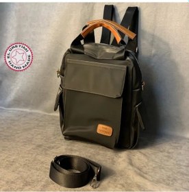 Resim Uretti - Hüseyin 1361 - Tote Bag Sırt Ve Kol Çantası - 25 X 30 Cm Siyah 