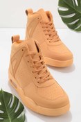 Resim Bambi Turuncu Nubuk Kadın Sneaker K01591197801 