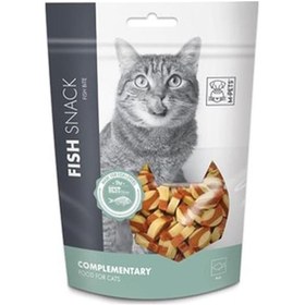 Resim M-Pets Fish Bite Balıklı Kedi Ödül Maması 80 G 