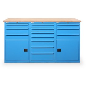 Resim starçelik 13 Çekmeceli Dolaplı Çalışma Tezgahı (1850x650x1944 mm) 